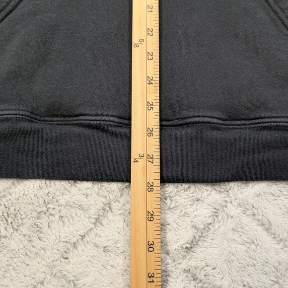 Dundas Revolve Hoodie Women's S Black Oversized Chromatic Logo Graphic Cotton  - Picture 5 of 6